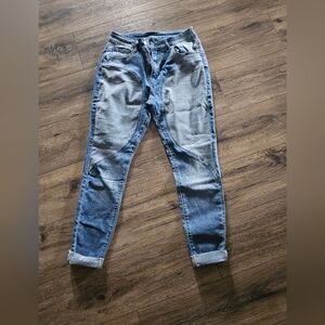 Casual Blue Boyfriend Jeans